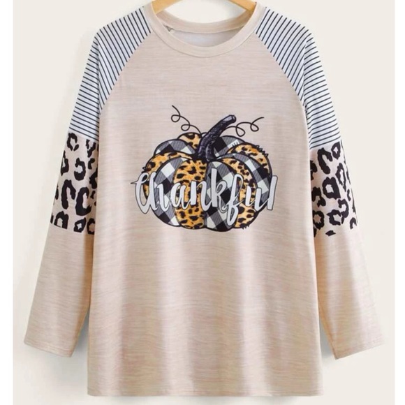 Thanksgiving Fall Pumpkin Graphic Top & Halloween - Picture 3 of 6